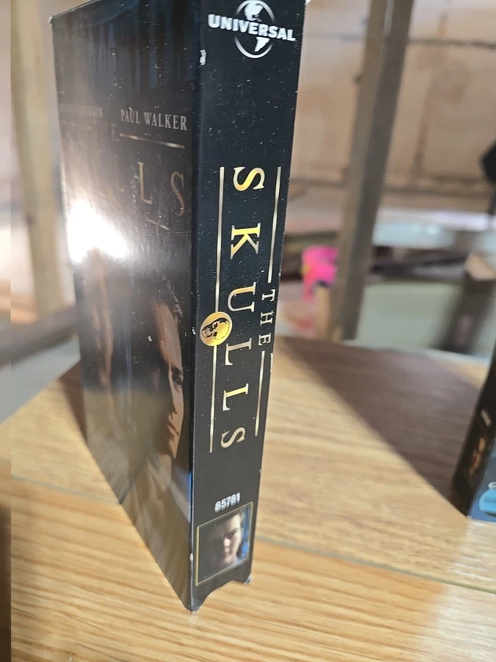 The Skulls (VHS, 2001) Horror, Paul Walker, Joshua Jackson, Hill Harper USED - Image 2 of 3