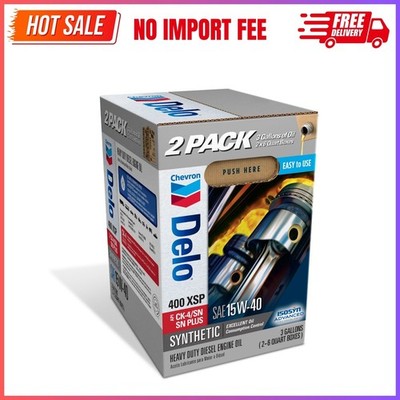 DELO XSP Full Synthetic Diesel Motor Oil SAE 15W-40 3 Gallon Smart Change Case