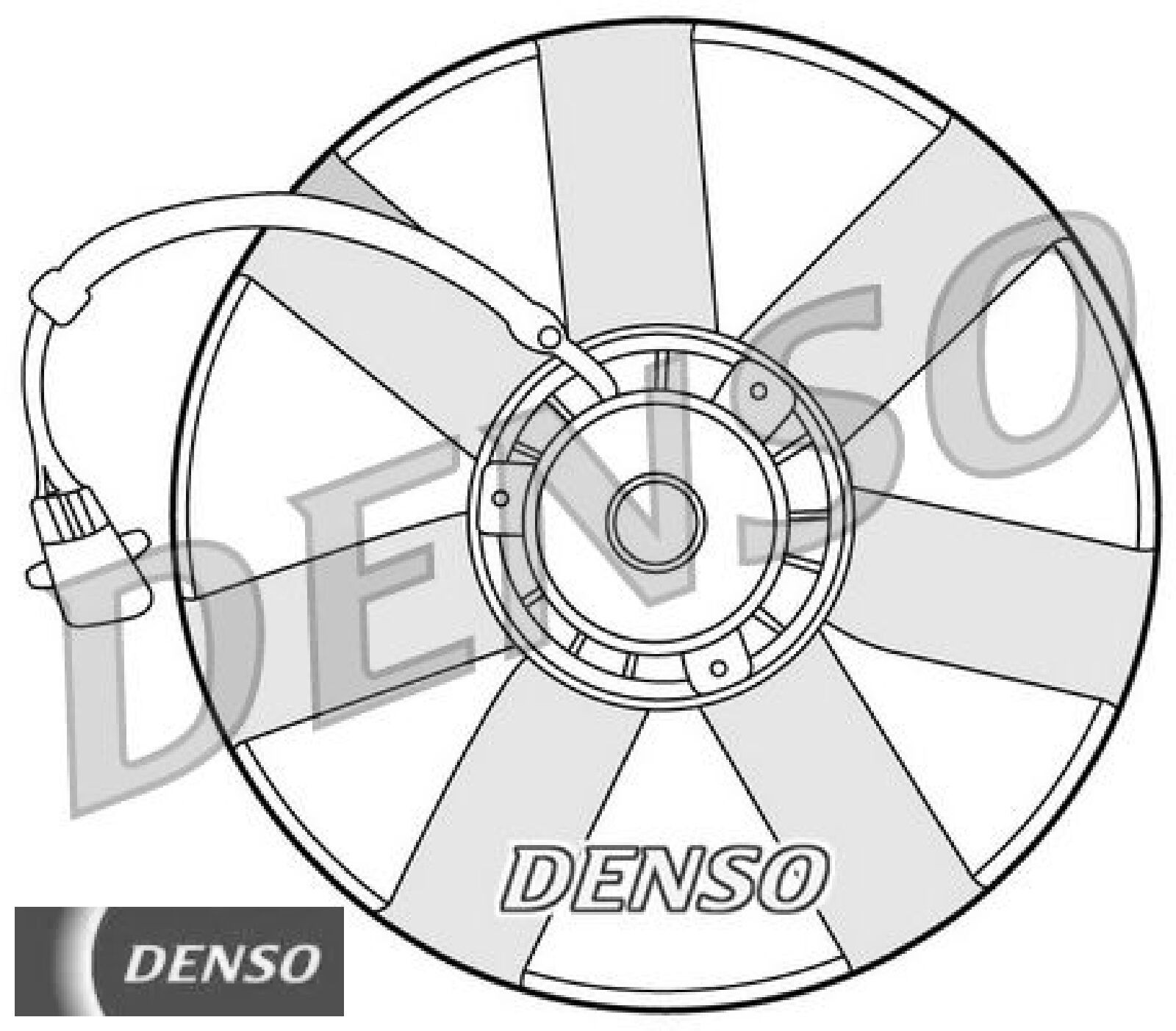 Für DENSO DER32002 Fan, Radiator - Bild 3