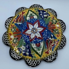 Tile Trivet/Hot Pad Multicolor w/ Padded Bottom Made in Turkey