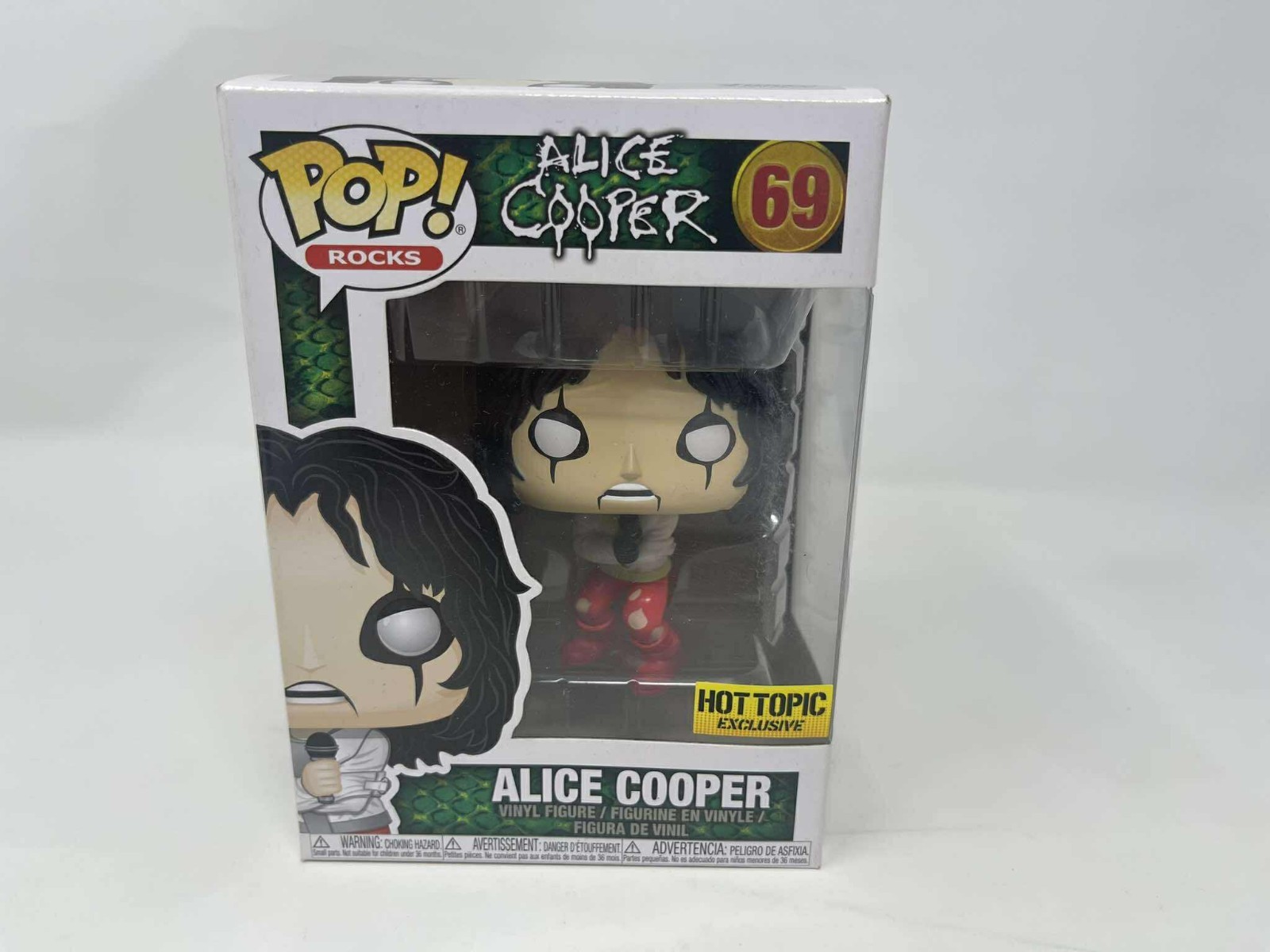 Funko Pop! Vinilo: Alice Cooper (En Camisa De Fuerza) - Hot Topic (Exclusivo) #69