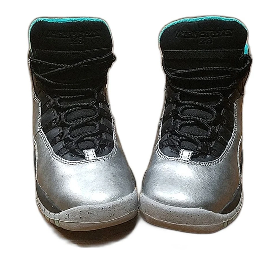 Nike Air Jordan 10 x retro lady liberty 30th BG size 4.5y 705179-045 - Image 2 of 4