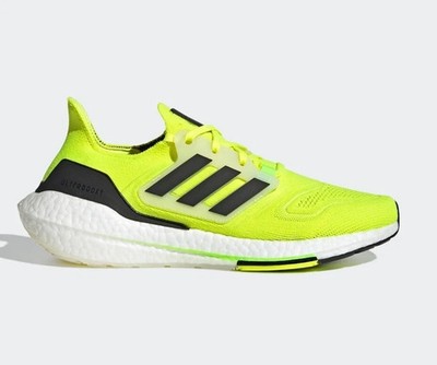 Adidas Men's Ultraboost 22 Yellow/Black/White (GX6639) Sz 11.5 New