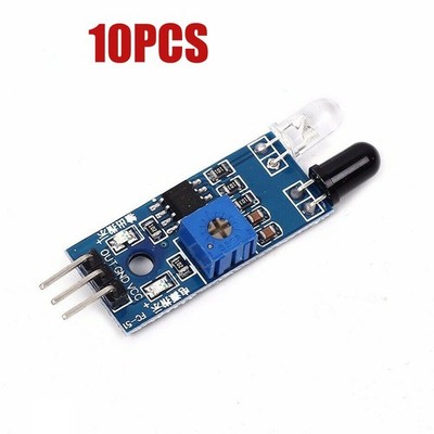 10pcs IR Obstacle Avoidance Sensor Module Infrared Module for   Smart Car &ex