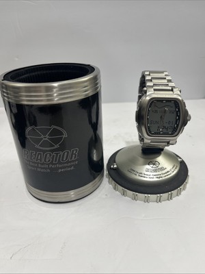 Reactor Graviton 89001 World Tide Men s Watch 200M Diver W/ Box, New Battery!
