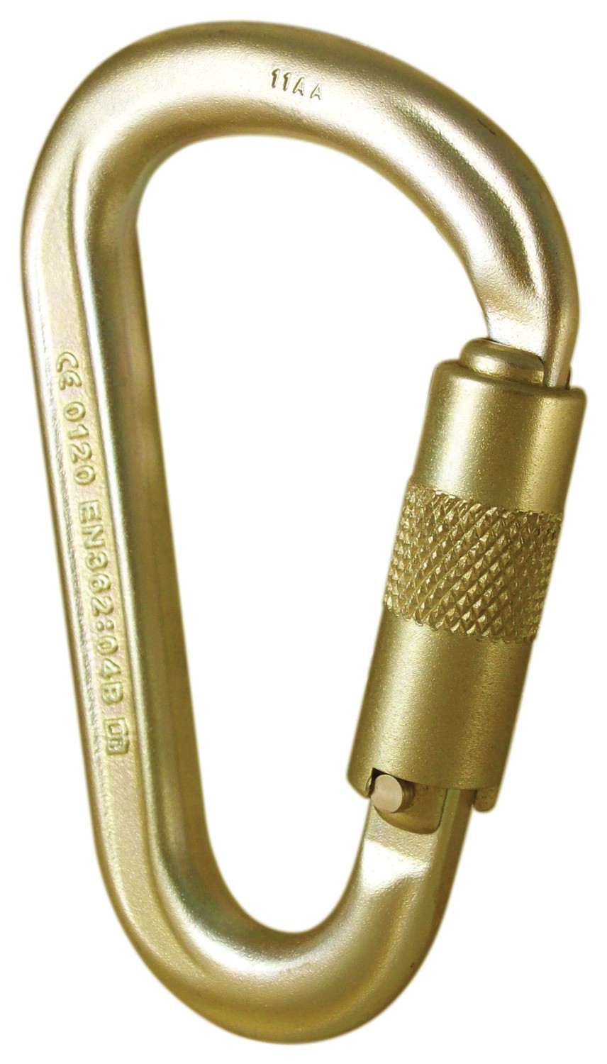 Isc HMS 3AL ANSI Steel 50kN Heavy-Duty Climbing Carabiner Durable - Secure 9290₽