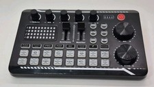 Live Sound Card and Audio Interface with DJ Mixer Effects and Voice Changer