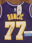 Luka Doncic Autographed Los Angelas Lakers Basketball Jersey -COA!