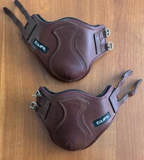 EquiFit T-Boot LUXE Horse Hind Ankle Boots - S/M - Removable T-Foam Liners BROWN