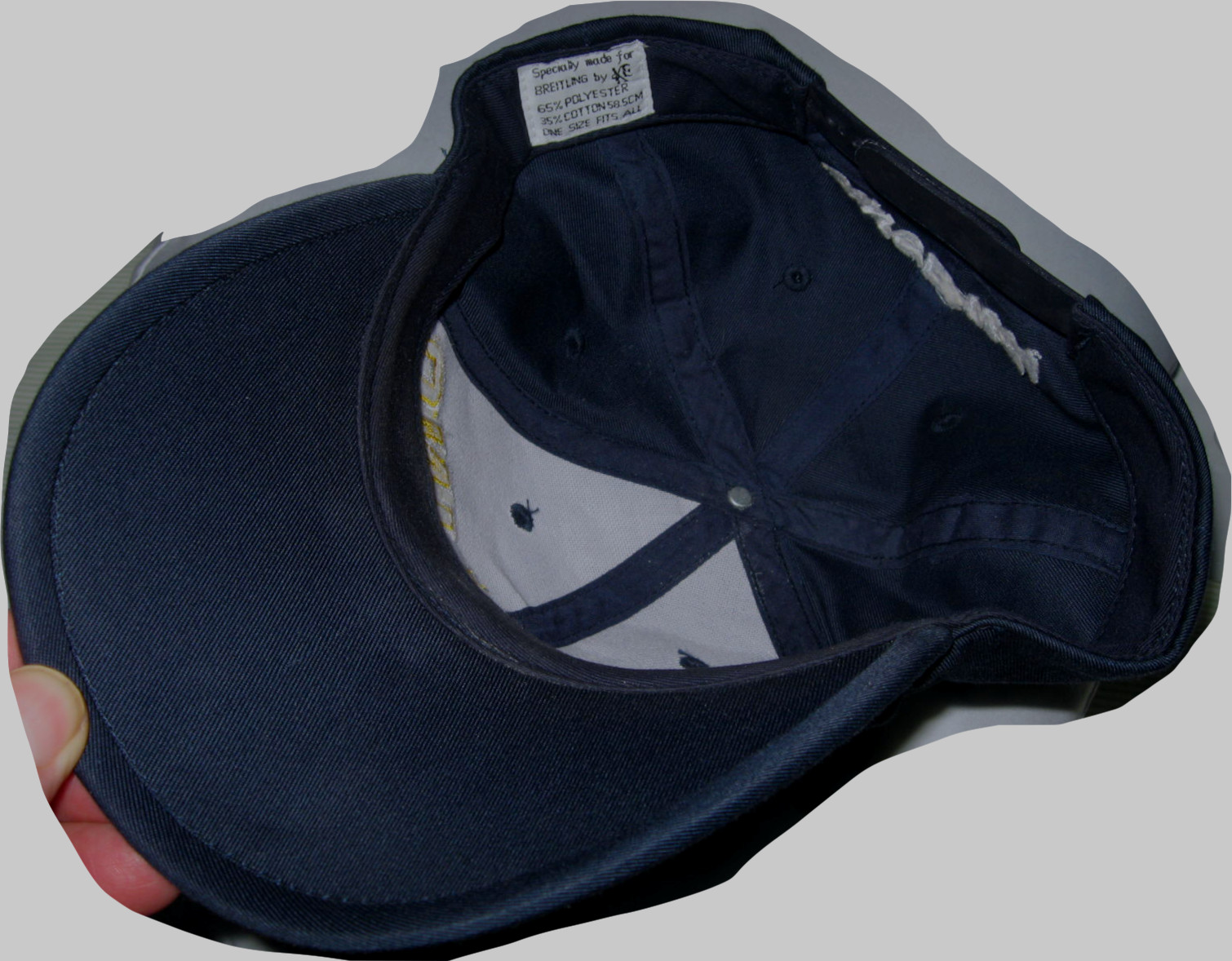 Breitling Strapback Hat Blue With Multi Breitling… - image 3