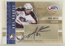 2011-12 ITG Heroes and Prospects Auto Andy Miele #A-AM Auto 0a4
