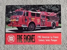 1993 FAMA Bon Air Series 1 #82 1982 American La France Century Series Pumper NY