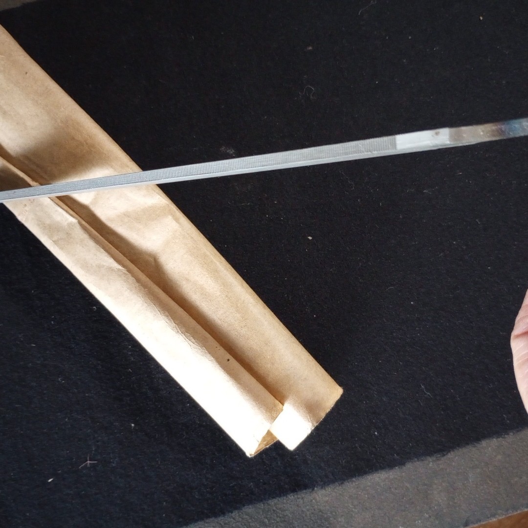 1 Vintage Johnson Bastard Flat Hand File 10"  Length Made In USA NOS