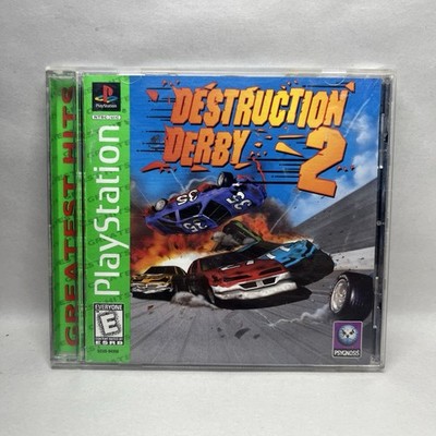 Destruction Derby 2 Greatest Hits Sony Playstation 1 PS1 CIB+reg card!