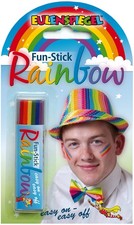 Eulenspiegel Fun-Stick Regenbogen - rot/orang...