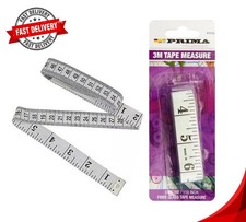 Extra-Long 3M/10FT Body Tape Measure 120"/300cm Sewing Tailor Cloth Soft Tape UK