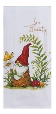 Kay Dee Designs Garden Gnomes See Beauty Dual Purpose Terry Towel
