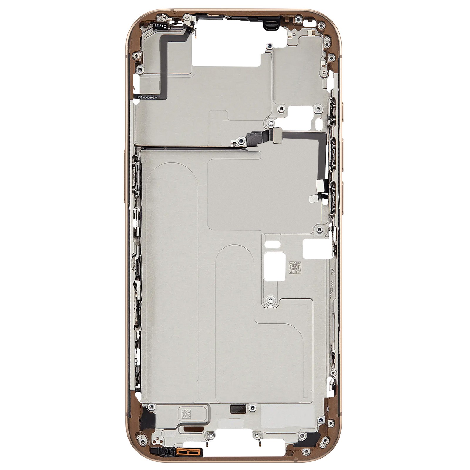 Coque iPhone 16 Pro fine Clappio protection rigide antichoc or - 2