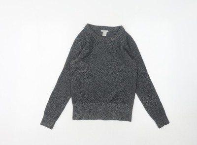 H&M Kaschmirpullover Pullover Damen grau Größe 10