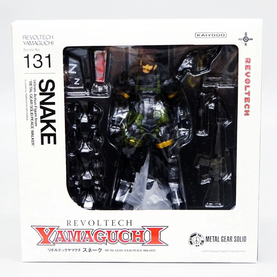 Revoltech Yamaguchi No.131 Metal Gear Solid Peace Walker SNAKE Figure NEW - Image 2 of 4
