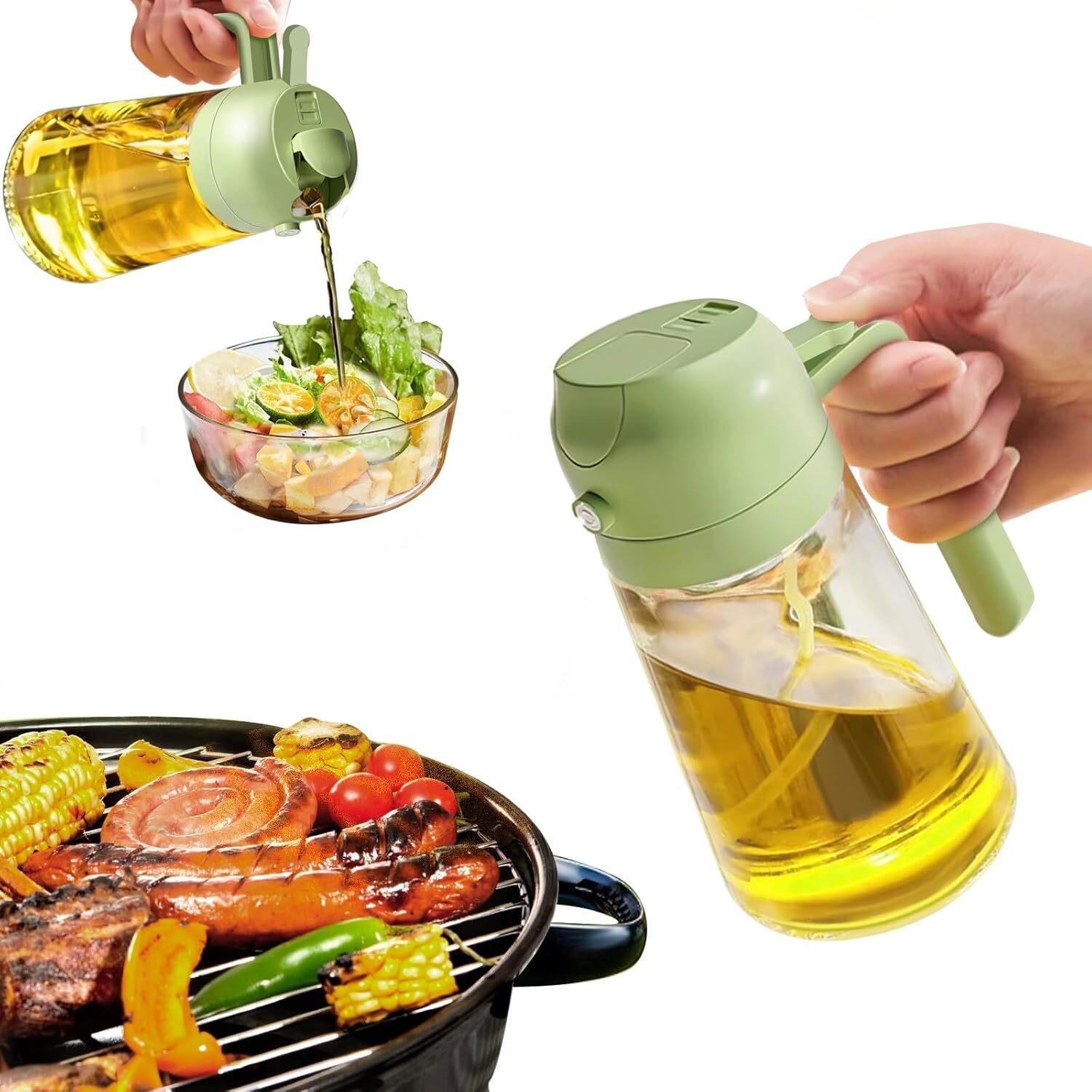 Sprayer For Cooking Kitchen Maiden 2 In 1 Spray And Pour Oli