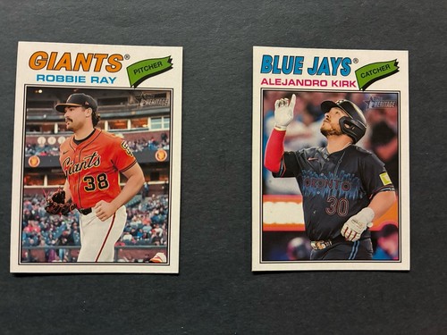 2026 Topps Heritage Finish Your Set -------Single Print --------All Cards $2