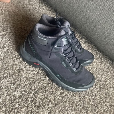 Salomon Men s Shelter CS WP Winter Boots Black Contagrip Waterproof US Size 11