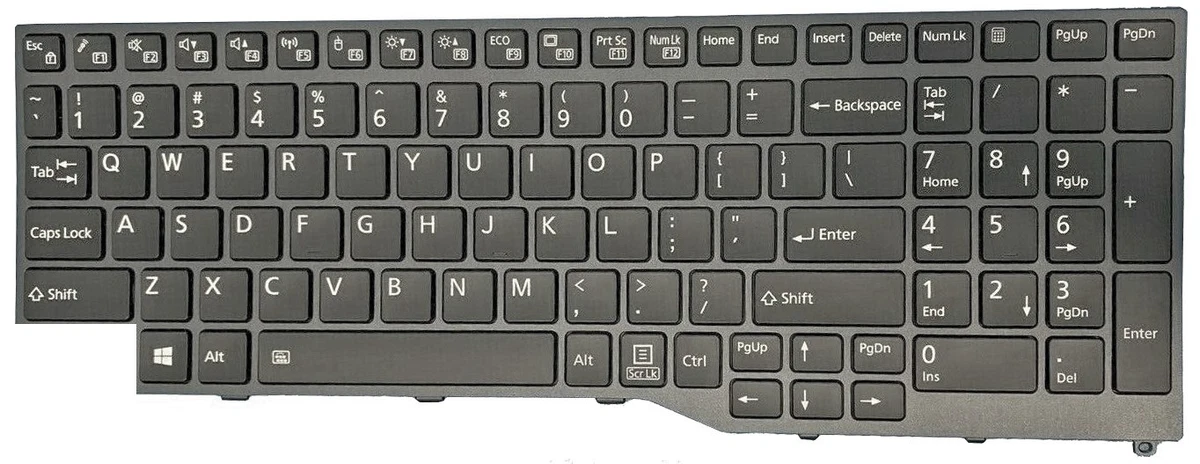 Clavier Pour Fujitsu Lifebook E6540 / E6560 / E6570 - Pièce D'occasion Testée (OEM SP2642)