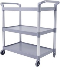 3 Tier Service Trolley With Wheels 95 x 101.5 x 50cm, Multi-Use
