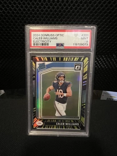 Optic Caleb Williams Electricity /75 PSA 9