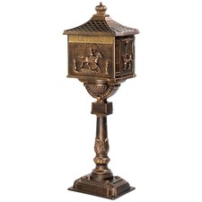 Mailbox Postal Box Security Cast Aluminum Ver...