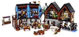 Alt of Lego Castle: Medieval Market Village (10193) 1602 Pcs. Generic 🧱