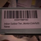 Indoor/Outdoor Thermometer Monitor Colorful02, MPN X004Y6BFSD — photo 2