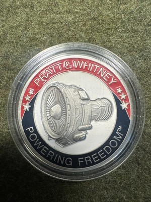 Pratt & Whitney ''Powering Freedom'' Challenge Coin C-17 GLOBEMASTER III