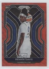 2021 Panini Prizm WNBA Ruby Wave Prizm Rennia Davis #97 00zd