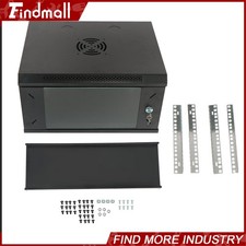 Findmall 6U Wall Mount Network Server Rack Cabinet Enclosure 15.5'' Deep
