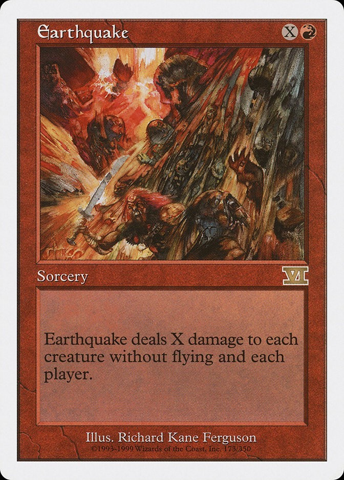 Earthquake 1x MtG Sixth Edition 6th SP/NM