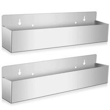 2 Pieces 22 Inch Single Speed Rail Stainless Steel Liquor Bottle Holder Wall ...