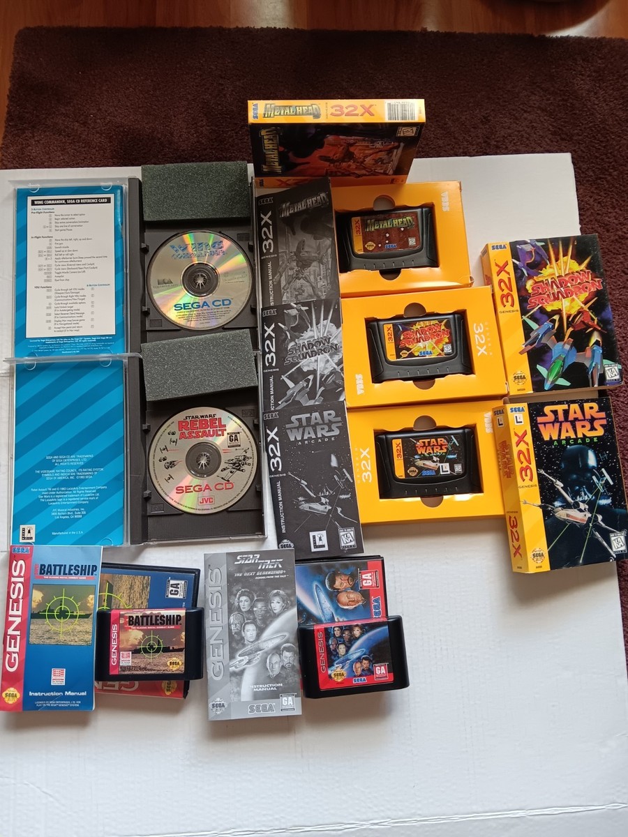 Sega genesis CDX lot, CDX console, 32X, games. | eBay