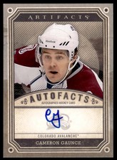 2013-14 Upper Deck Artifacts Autofacts Cameron Gaunce Auto Colorado Avalanche