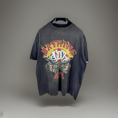 Saint Michael X Bape - Graphic Print T-Shirt Size: XL | eBay Saint Michael X Bape - Graphic Print T-Shirt Size: XL | eBay