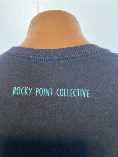 Rocky Point Collective North Shore Hawaii Hawaiian Surfing L Large Black T-Shirt - Picture 4 of 6