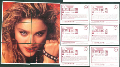 Madonna 19,5x20,5 cm 6 Puzzle Stickers! Brand New!! n.88/93! Notes on the Back!  - Picture 1 of 1