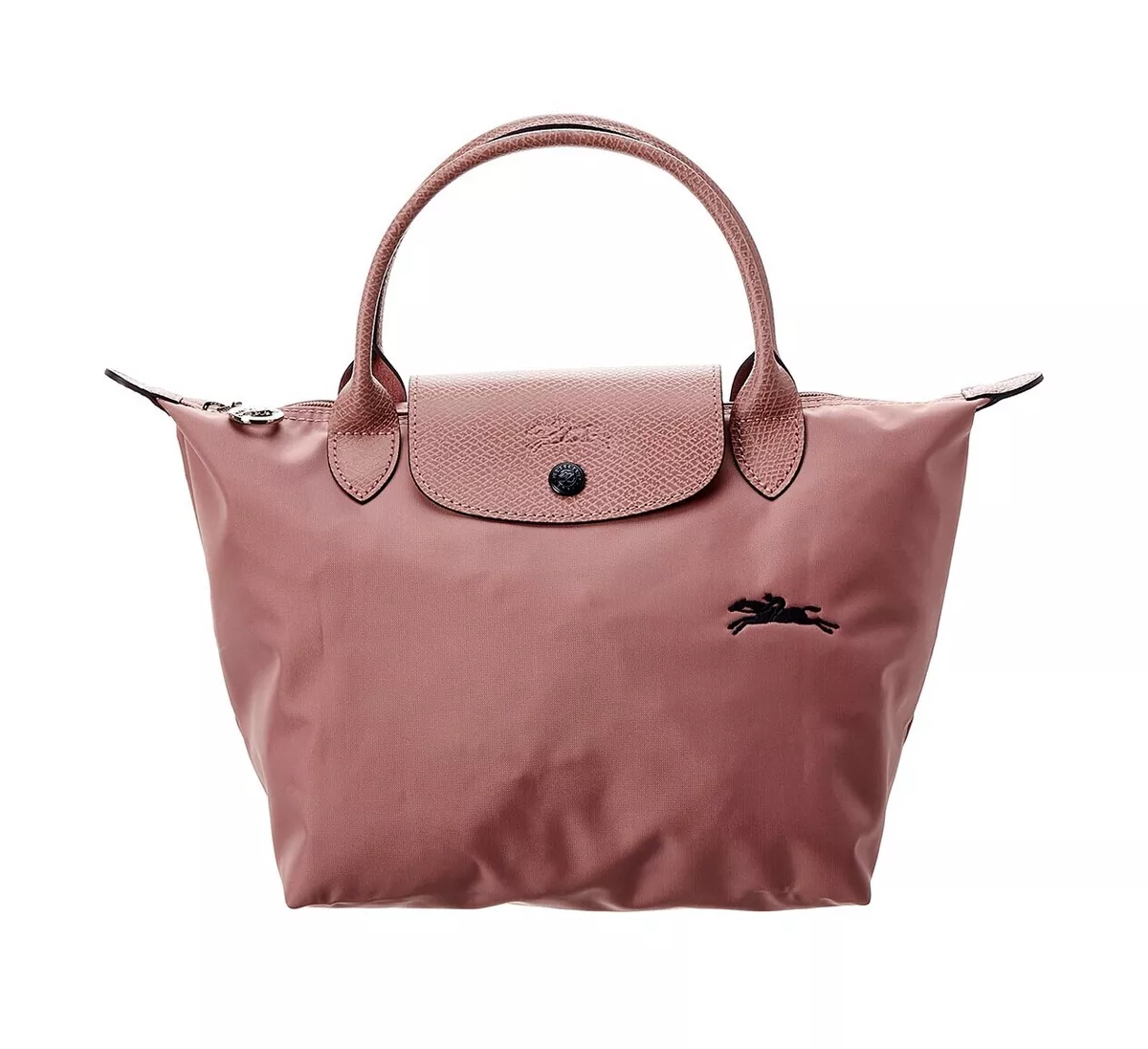 AUTH NWT NEW Longchamp Le Pliage Expandable Nylon Shoulder Tote Bag In  Pinky