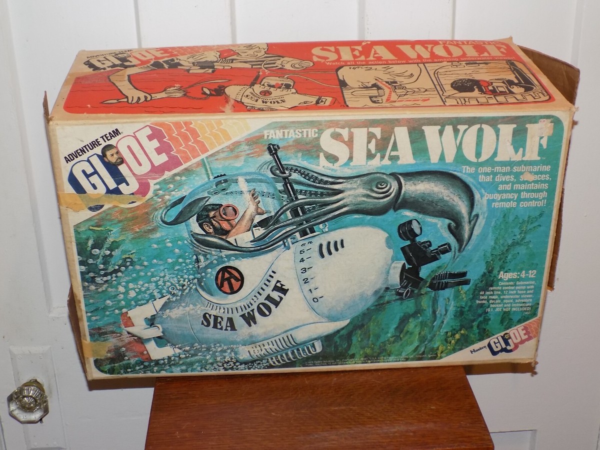 Vintage 1975 GI Joe Adventure Team Sea Wolf in Box | eBay