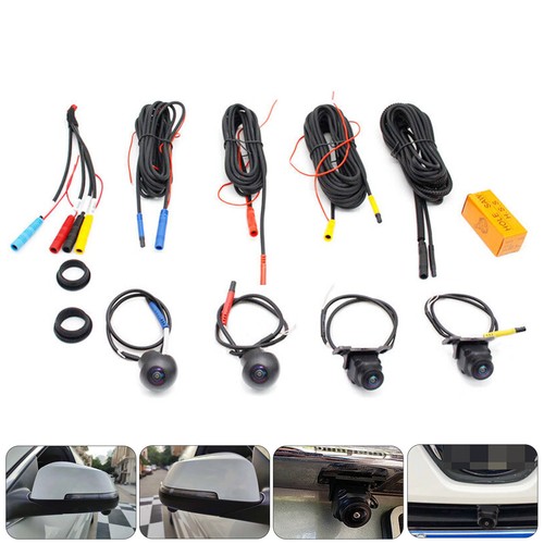 Car AHD Parking Camera Set 3D 360° Panoramic View System Night Vision 720P/1080P - Picture 9 of 14