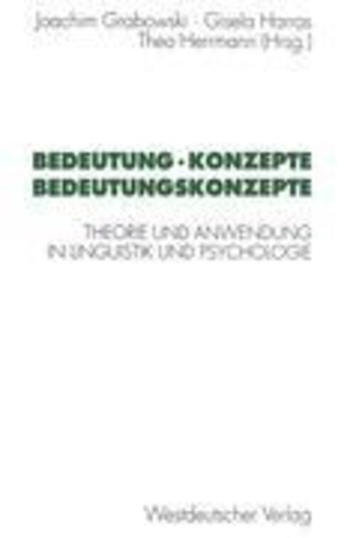 Thumbnail - Bedeutung · Konzepte Bedeutungskonzepte Joachim Grabowski (u. A.)