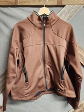 Kerrits Women’s Zip Fleece Jacket Size XL Equestrian Performance Brown