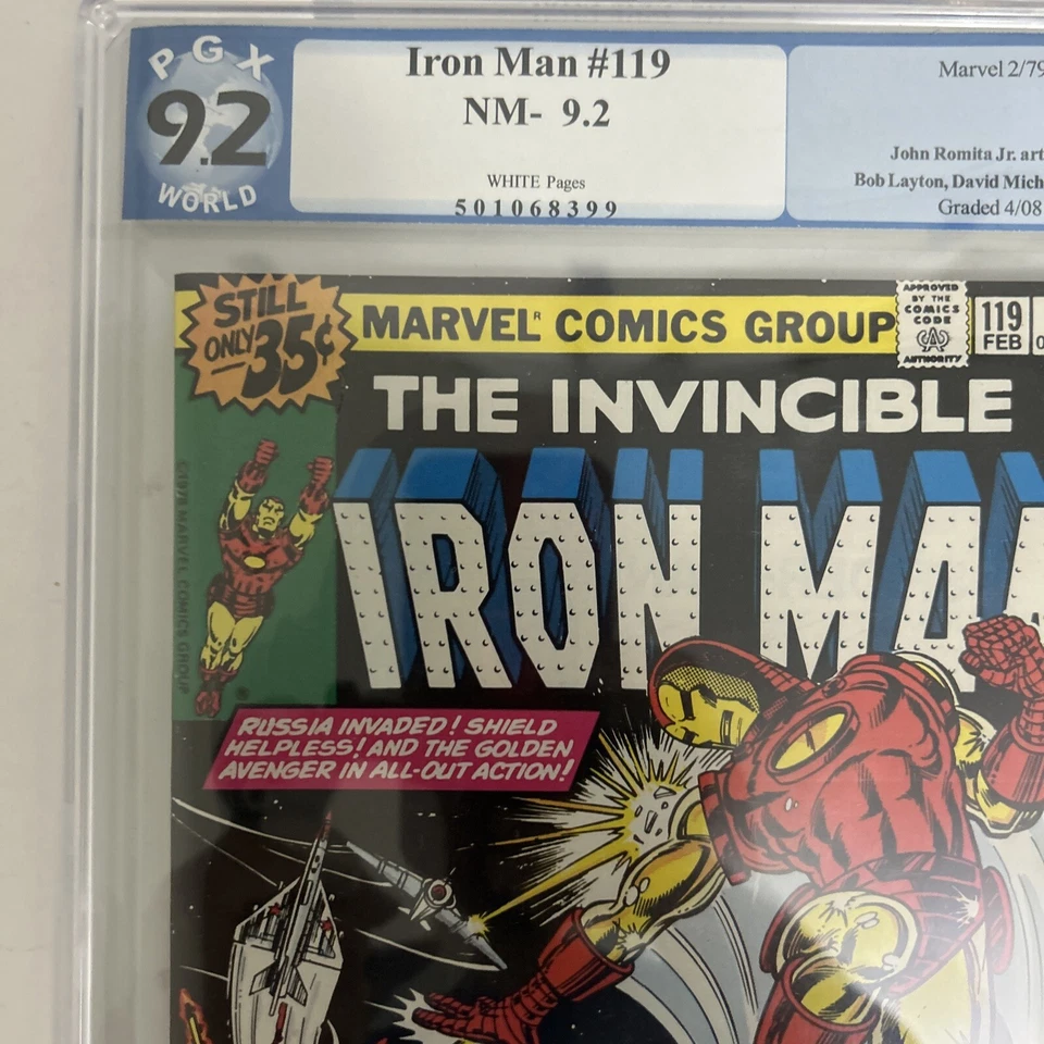 Iron Man # 119 marvel Comic Graded PGX 9.2 Nick Fury app, 2/1979 - Image 2 of 4