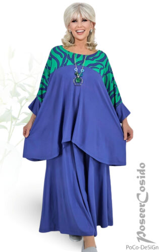 LAGENLOOK Marlene-Hose Hosenrock lavendel lila 44 46 48 50 52 54 56 XL-XXL-XXXL - Bild 14 von 17